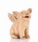 Hi-Line Gifts Laughing Pig with Wings Outdoor Garden Statue - 8.75" - Pink